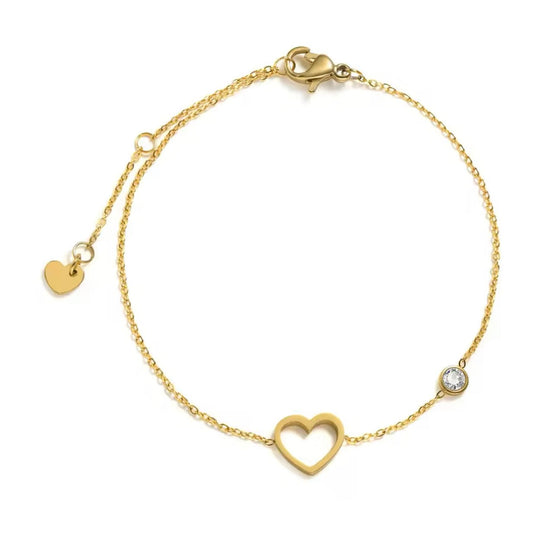 Pulsera Minimal-Corazon